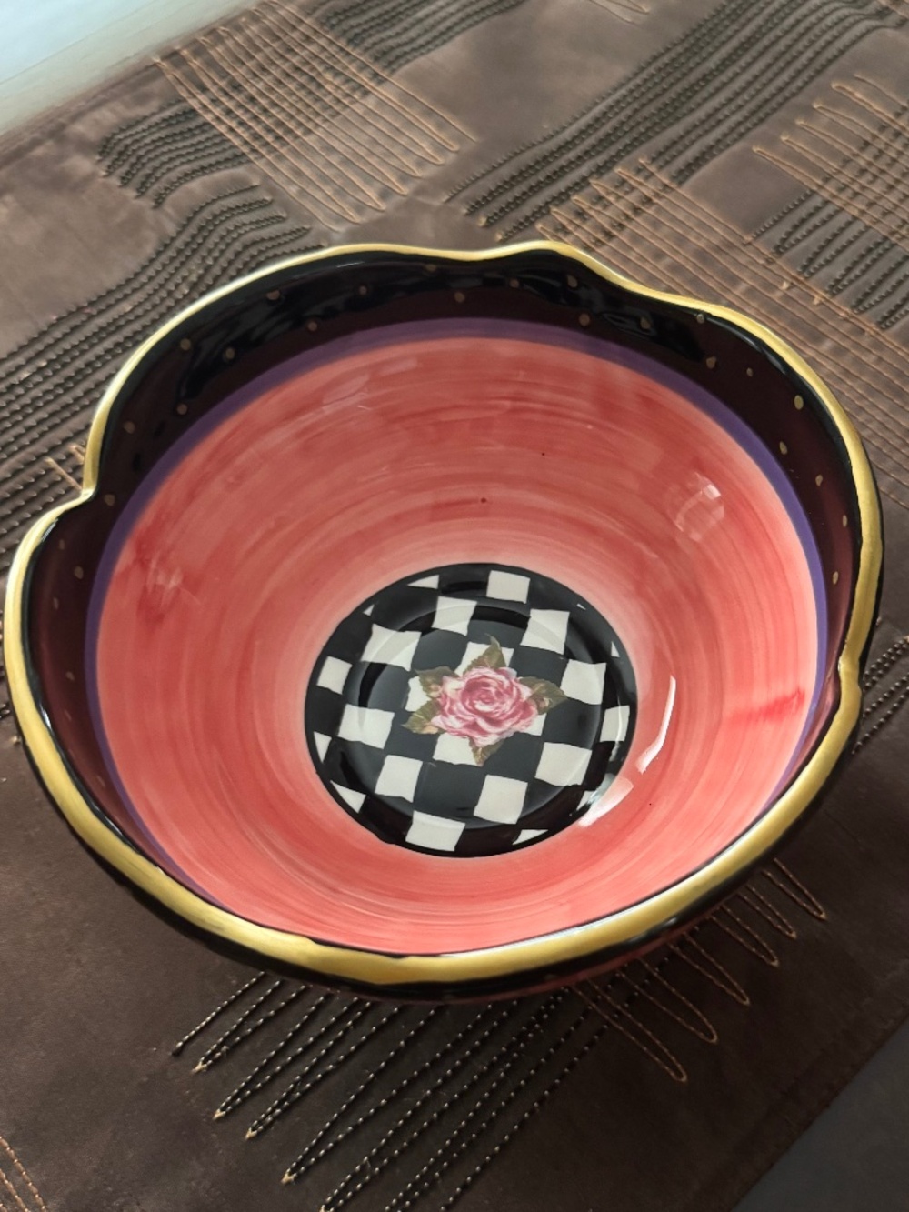 Amber Rose Dessert Bowl